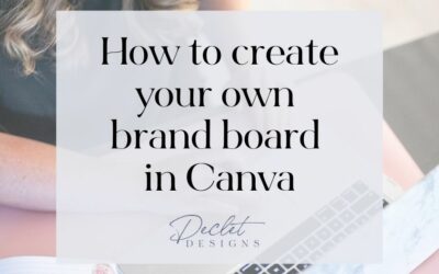 How to create your own brand board in Canva