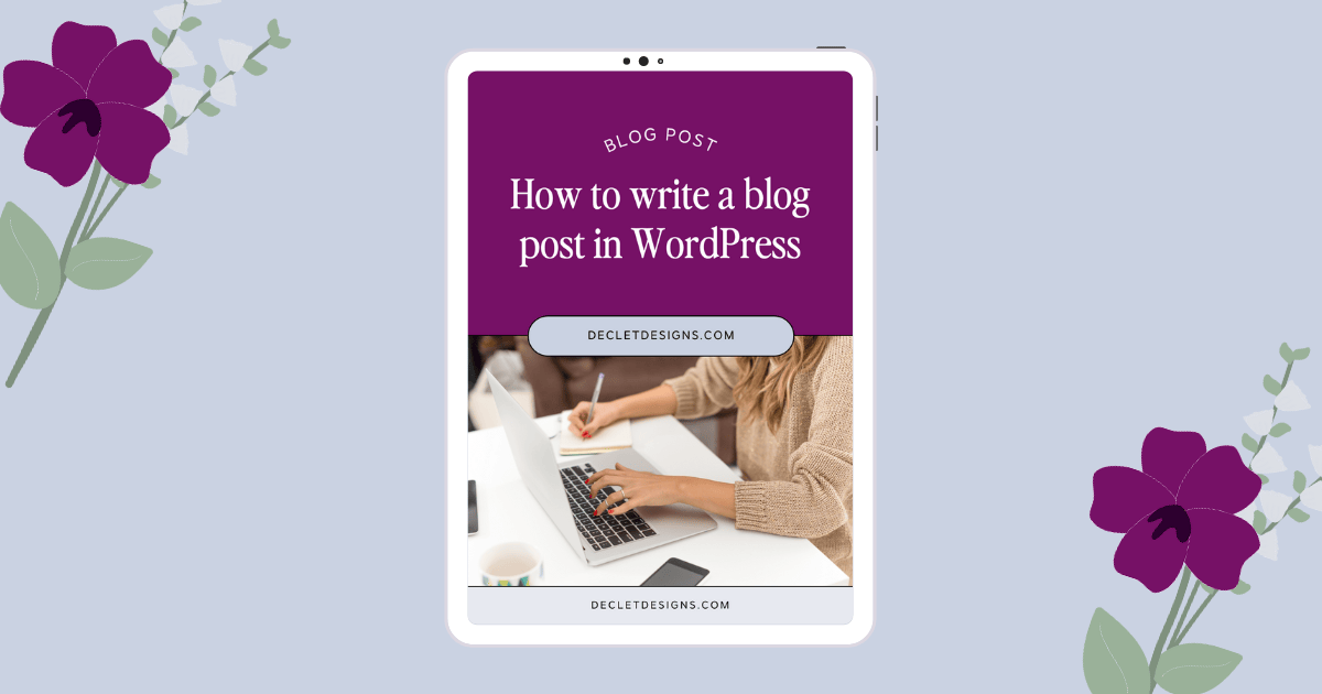 How to write a blog post in WordPress
