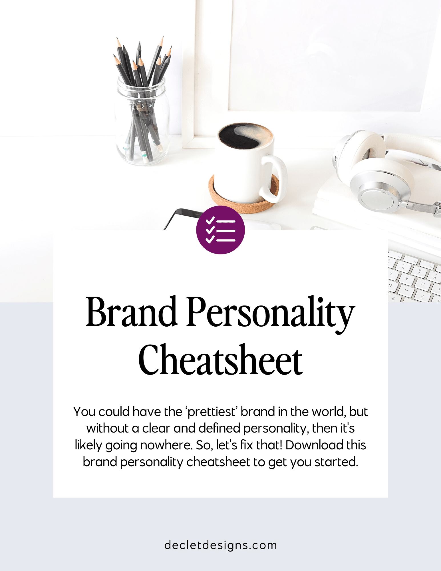 Brand personality cheatsheet for private practice dietitian
