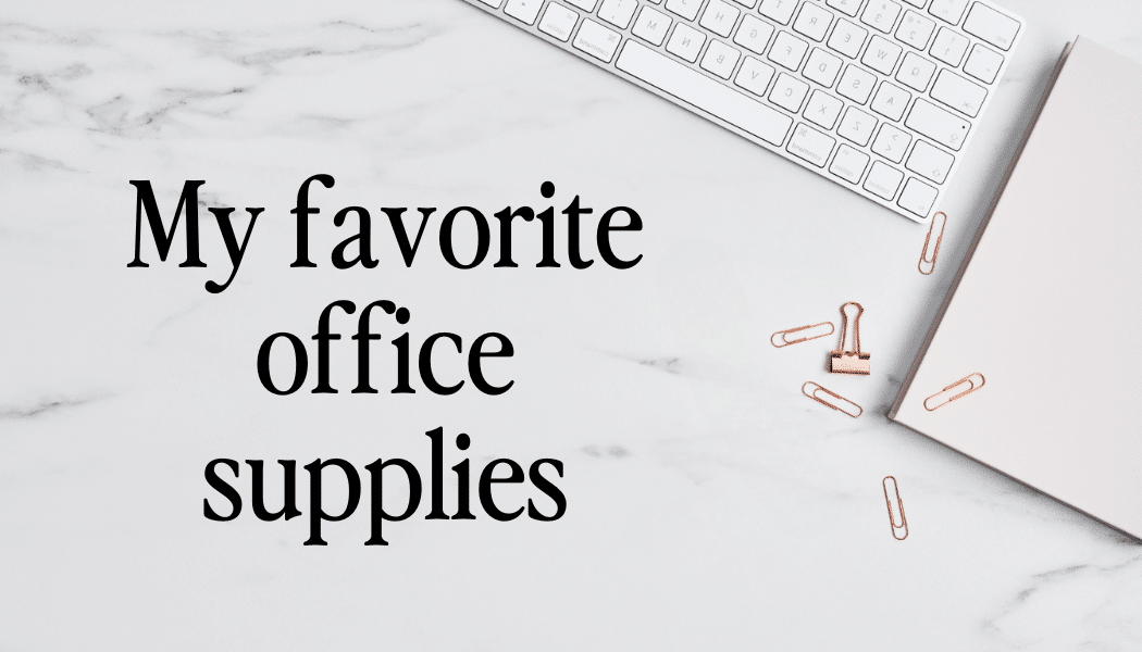 office supplies for private practice