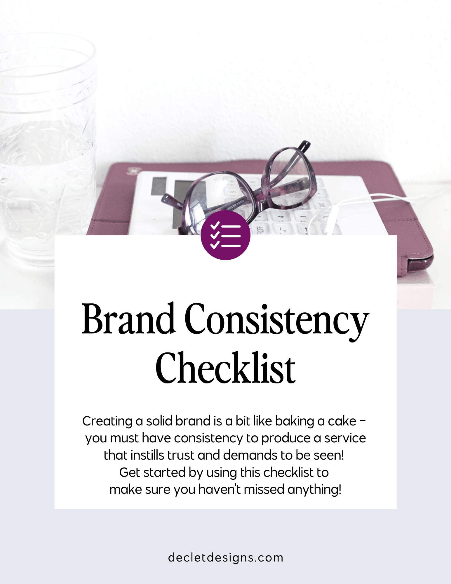 Brand consistency checklist for private practice dietitian