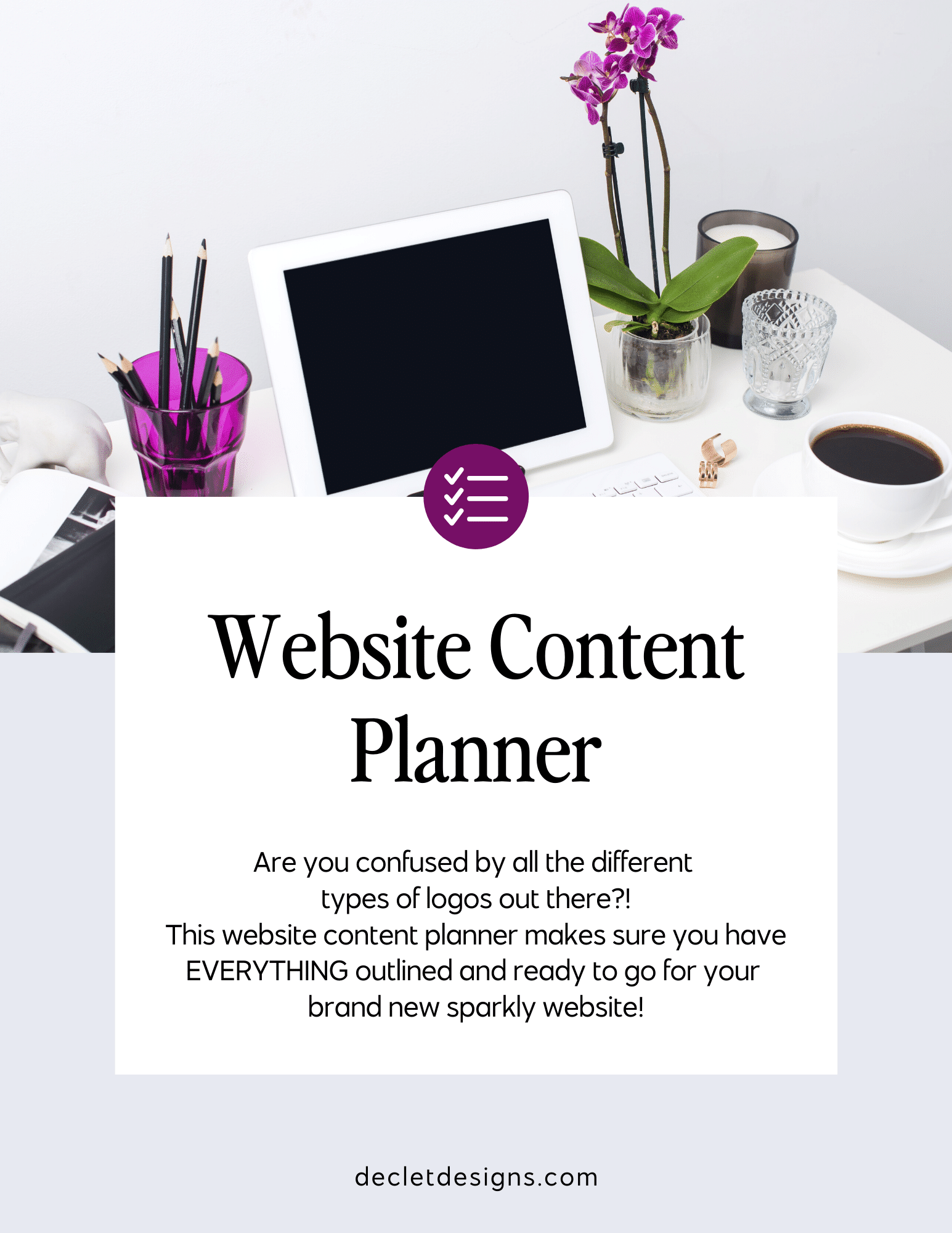 Website content planner for private practice dietitian