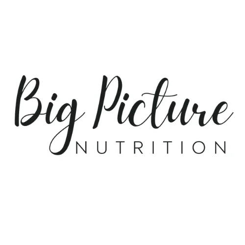 big picture nutrition website and branding